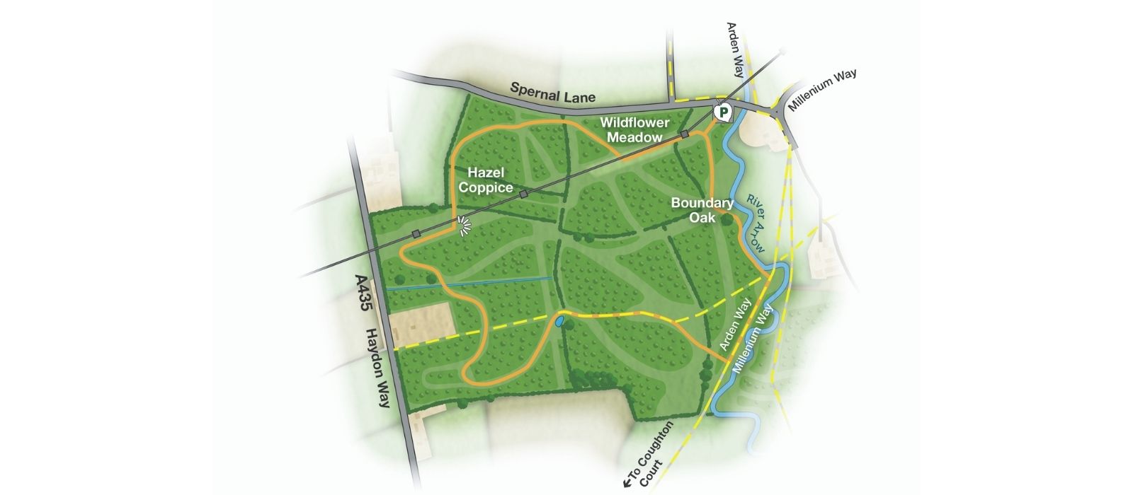 Map of Haydon Way Wood